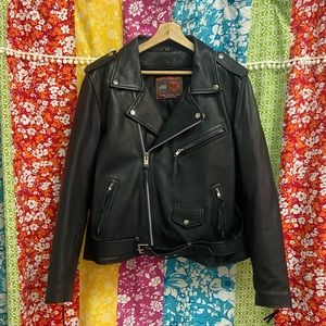 First Classics Leather Gear motorcycle jacket. Perfect condition!